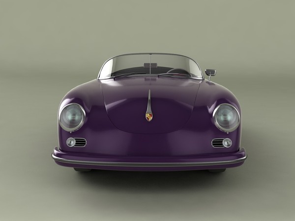 3d porsche 356a speedster 1957 - Porsche 356A speedster 1957 by desmonster